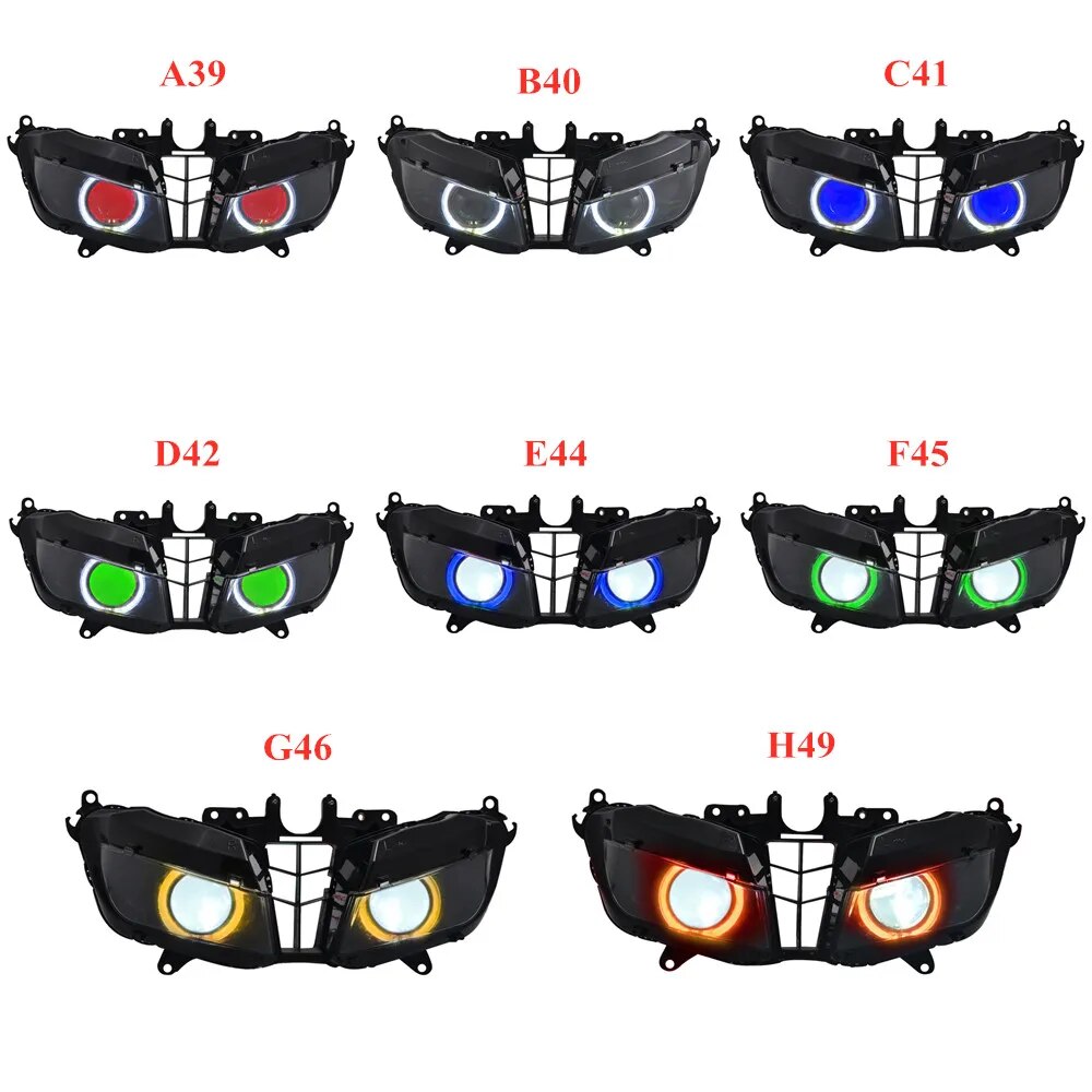 Motorcycle-Custom-Headlamp-Angel-Eyes-LED-Faros-Moto-Farol-Phare-Conversion-Headlight-Assembly-For-HONDA-CBR600RR.jpg Motorcycle Custom Headlamp Angel Eyes LED Faros Moto Farol Phare Conversion Headlight Assembly For HONDA CBR600RR cbr 2013-2018 - Image 1